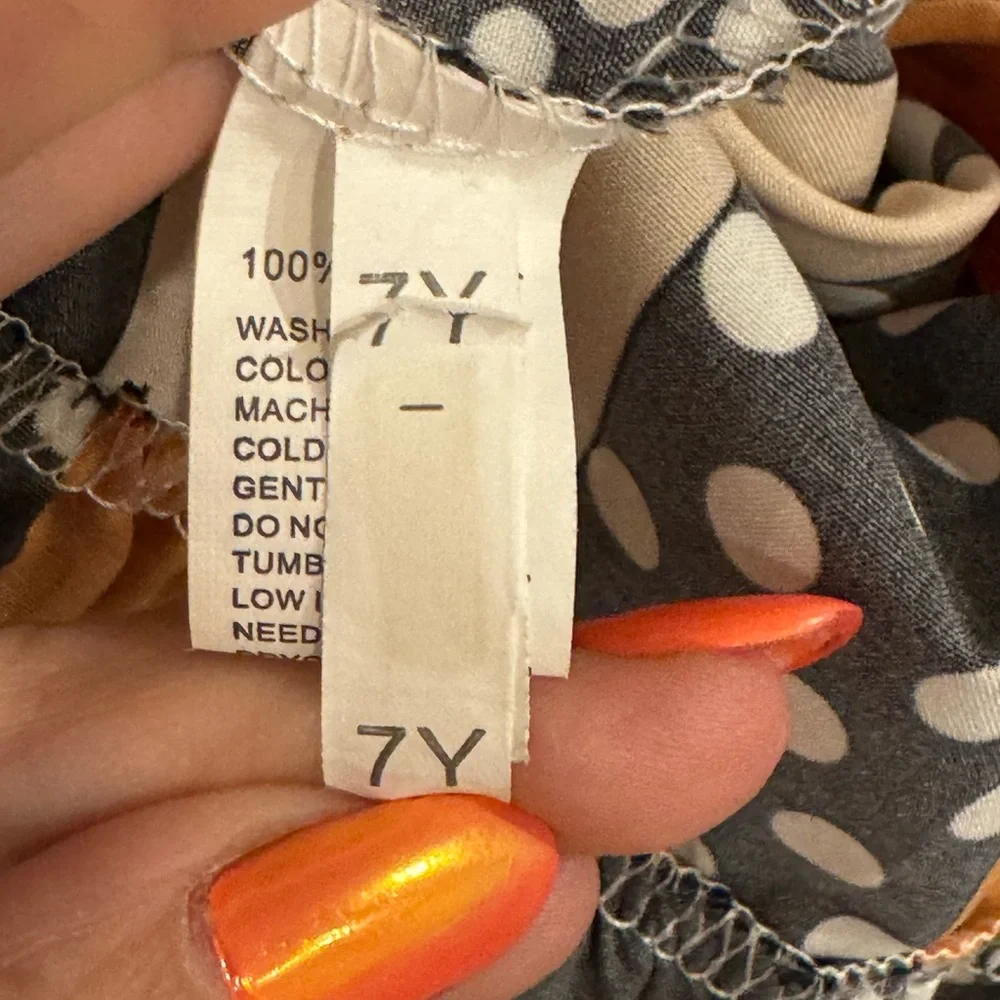Unbranded little girls sun dress sz 7y fits like a sz 5-6 NWOT